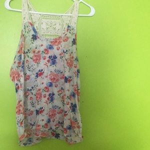 Floral tank top